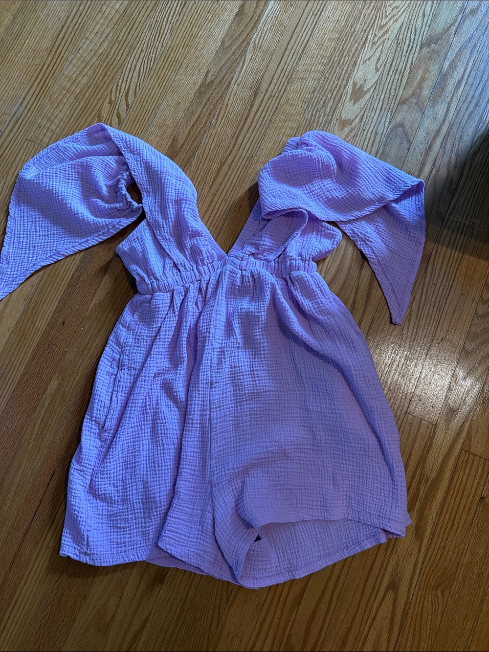 Lavender Shorts Romper - NWOT